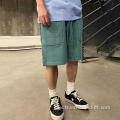New Men's Pure Color Personality Casual Shorts Customized